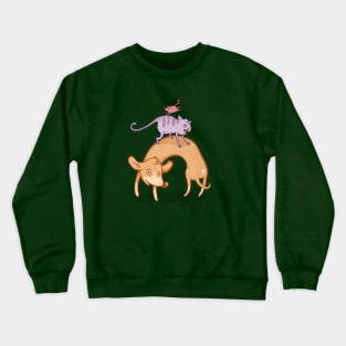 Woof Meow Squeak Crewneck Sweatshirt